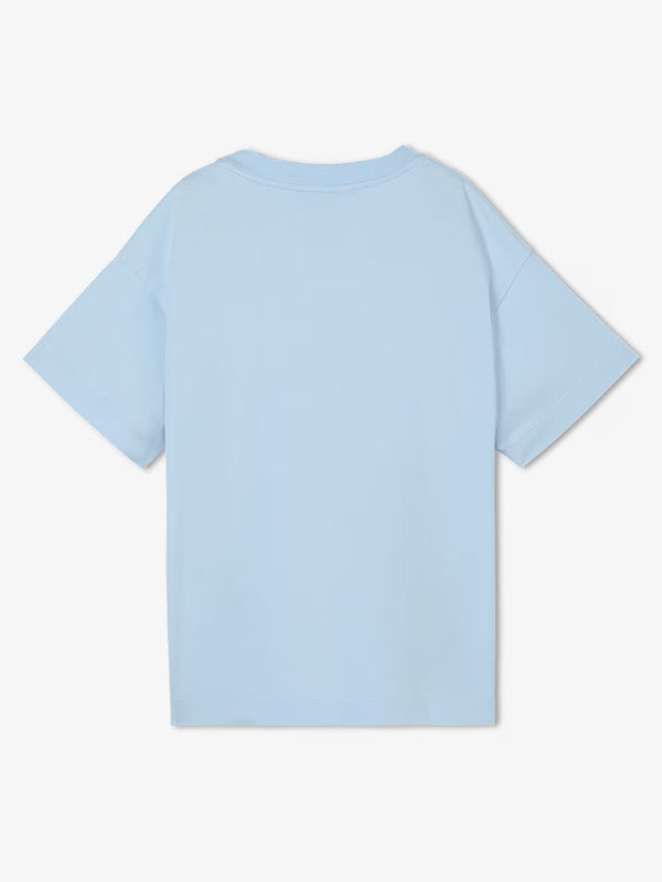 T-shirt con ricamo multicolor