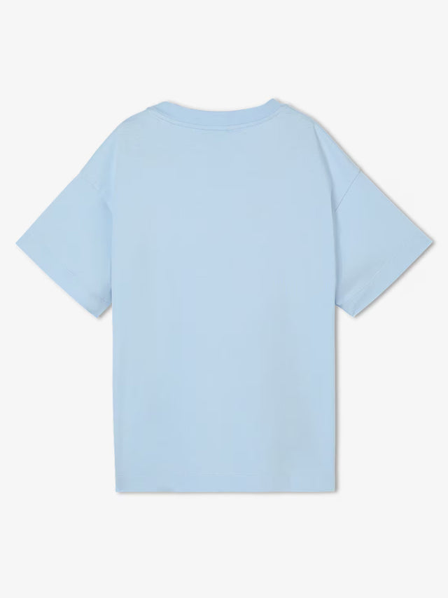 T-shirt with multicolor embroidery