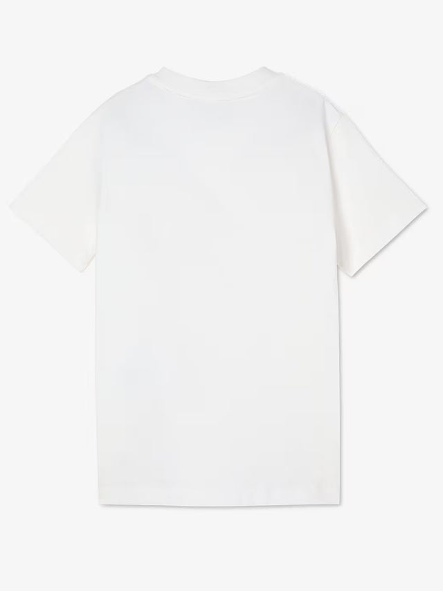 T-shirt con ricamo multicolore