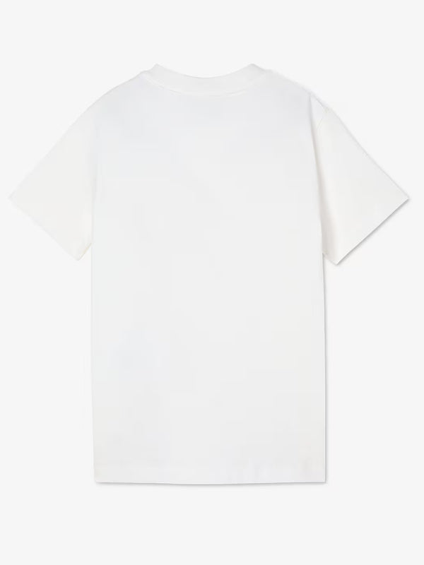 T-shirt con ricamo multicolore