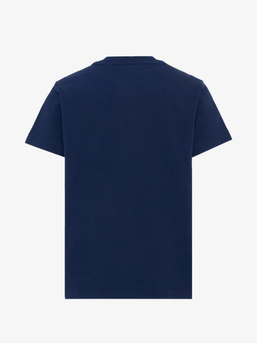 T-shirt con ricamo multicolore