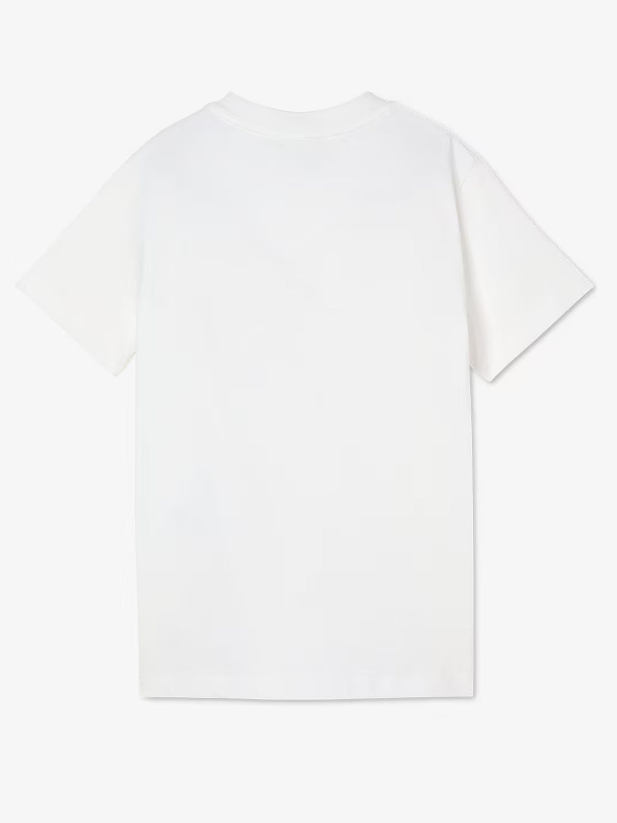 T-shirt junior in jersey con taschino e stampa multicolor