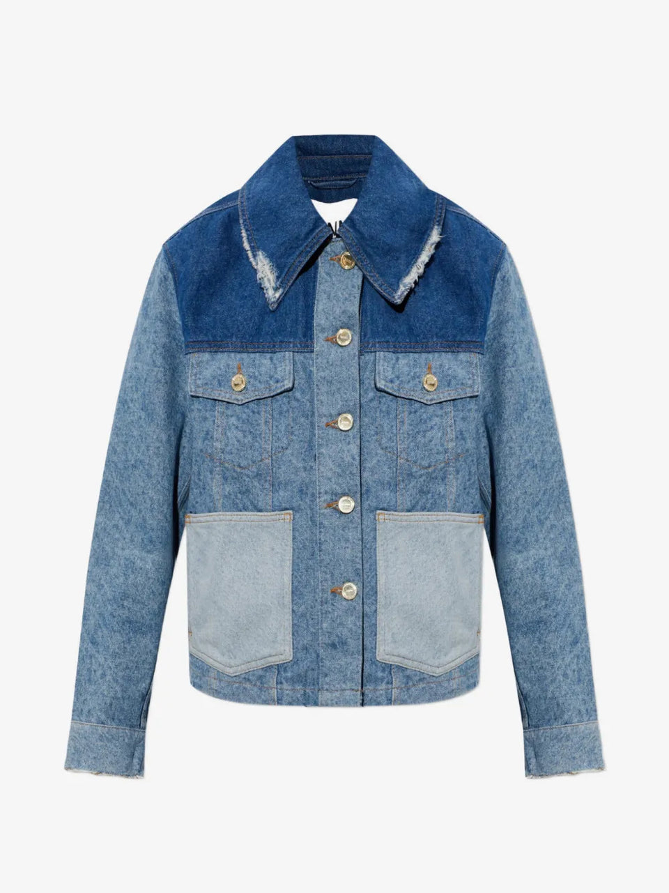Patchwork Denim Short Jacket