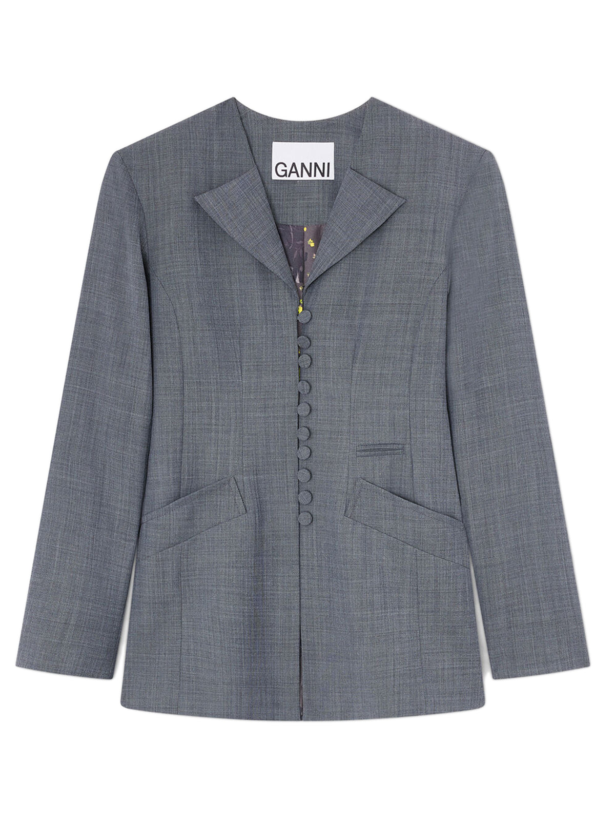 Blazer in misto lana