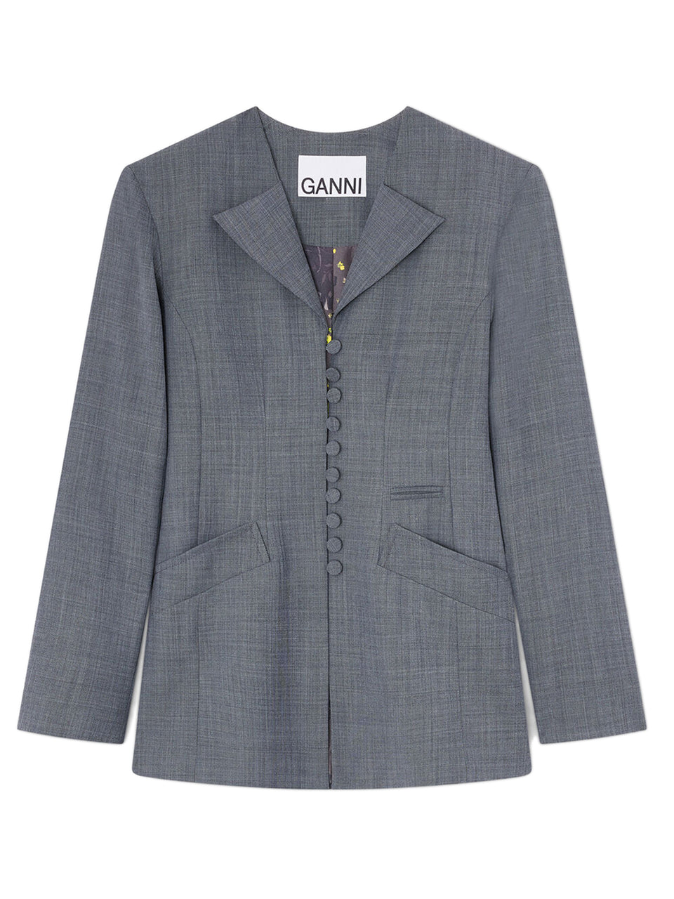 Blazer in Grey Wool