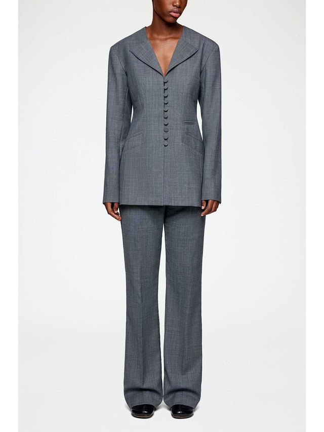 Blazer in misto lana