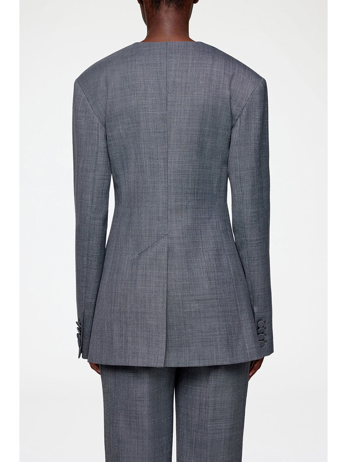 Blazer in misto lana