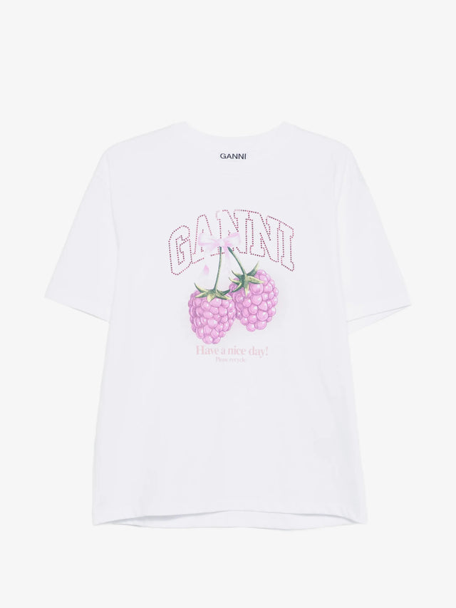 T-shirt con lamponi