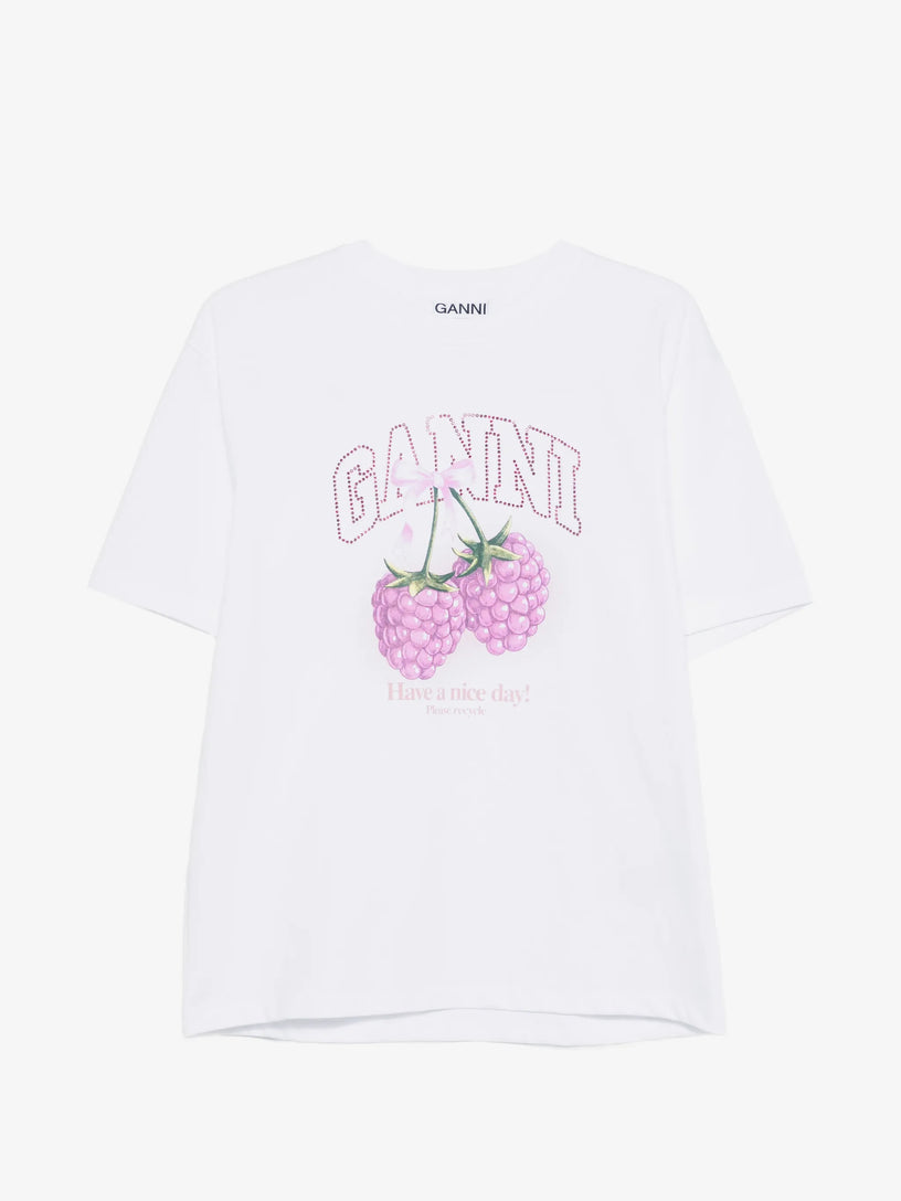 T-shirt con lamponi