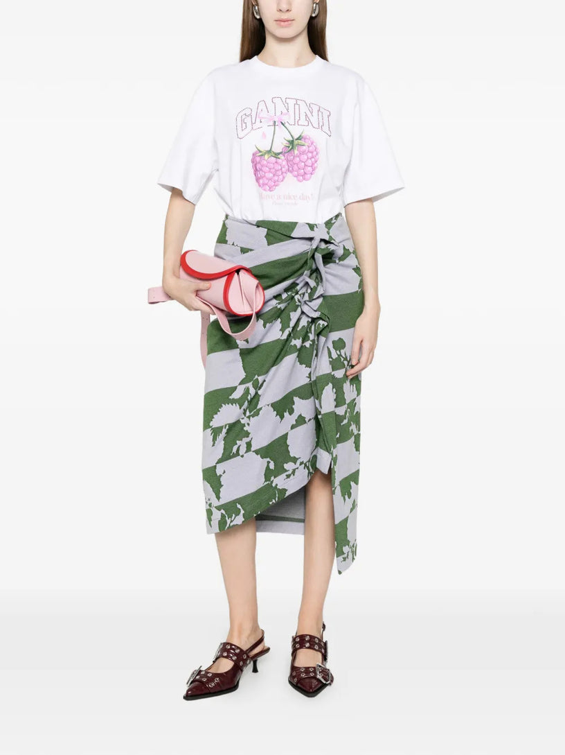 T-shirt con lamponi