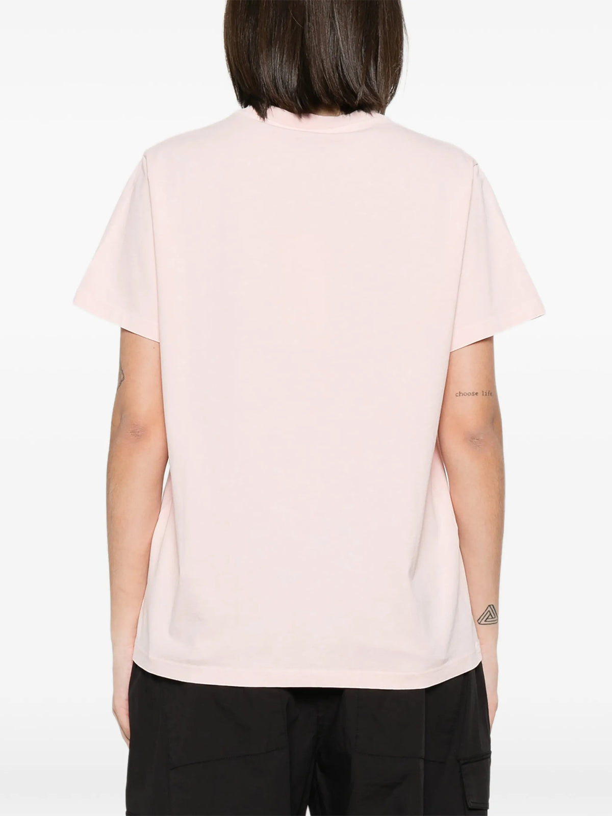 T-shirt con rosa