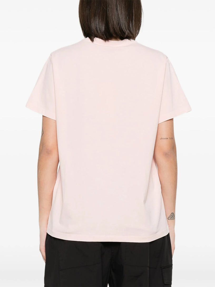 T-shirt con rosa