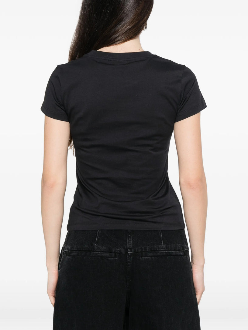 T-shirt con fiore
