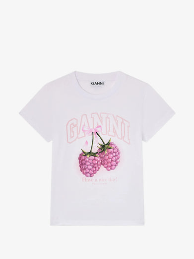 T-shirt Baby Fit con motivo lampone