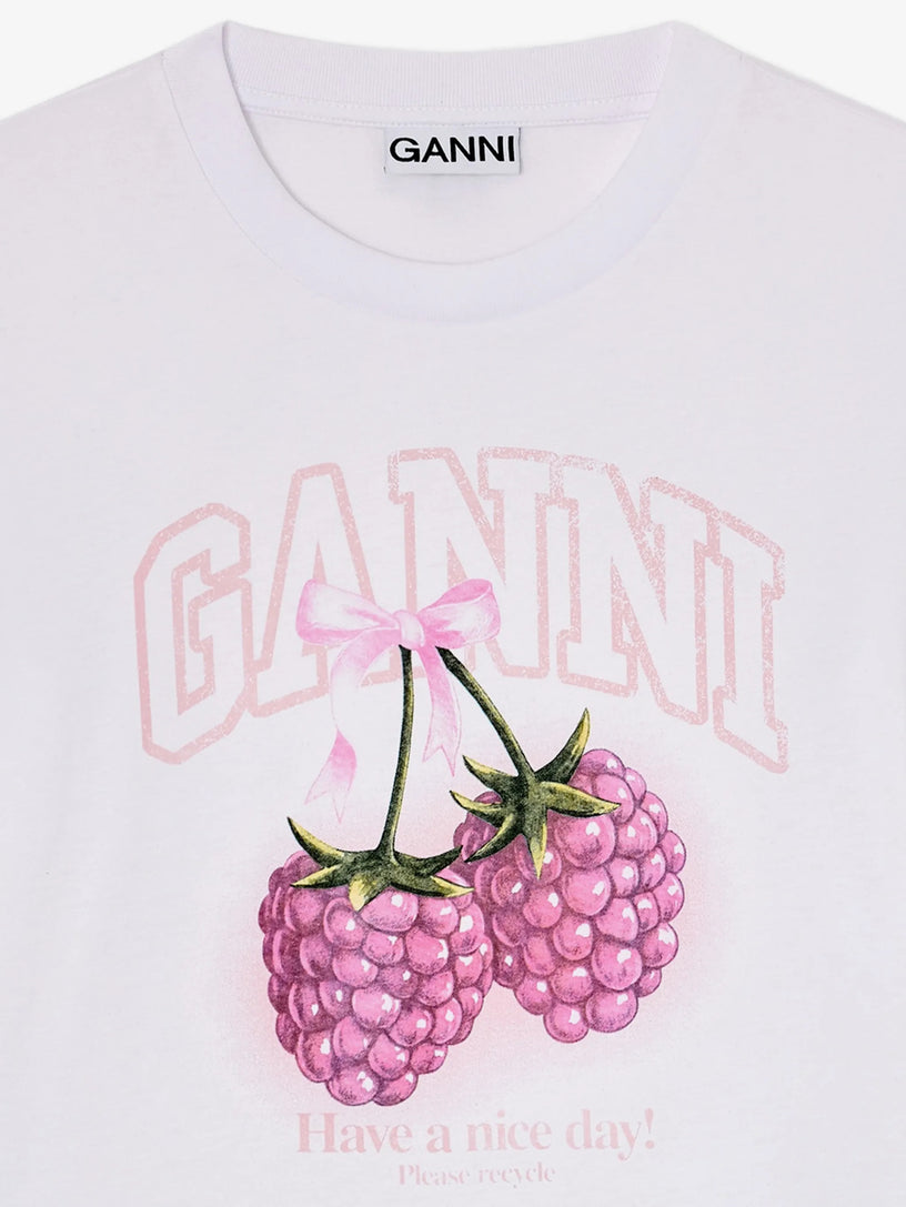T-shirt Baby Fit con motivo lampone
