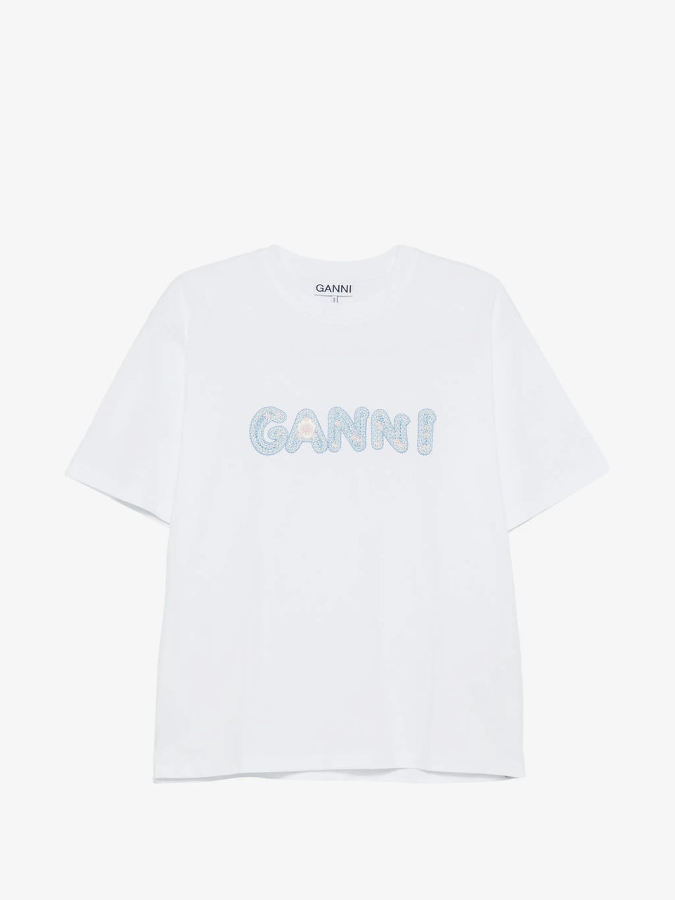 T-shirt with embroidered logo