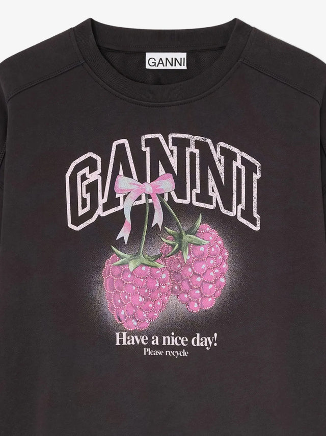 Crewneck with Raspberries