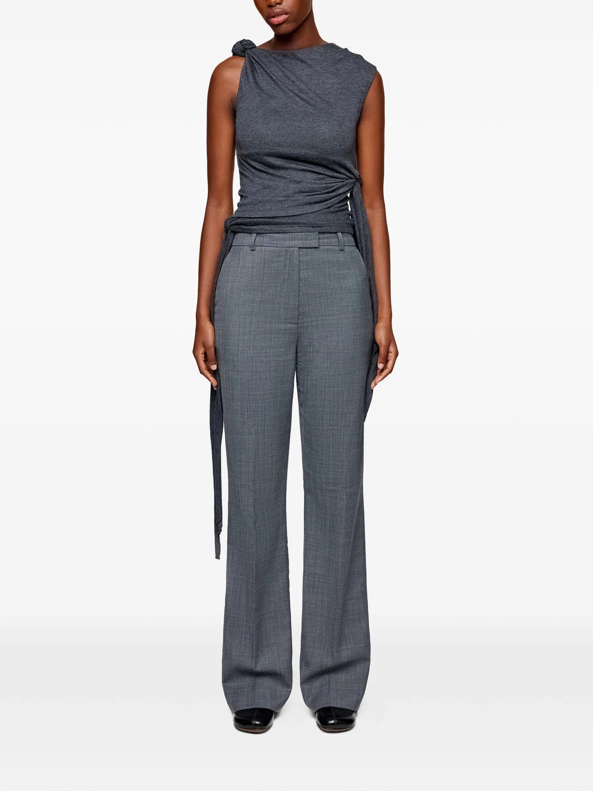 Pantaloni in misto lana