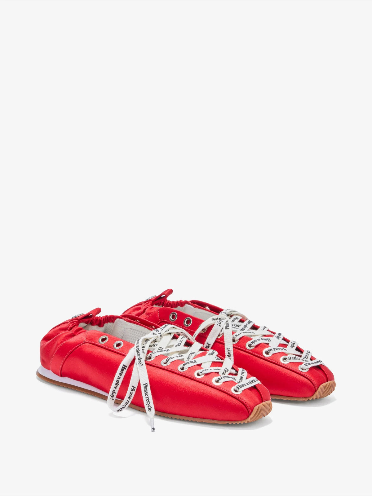 Ballerina sportiva in raso