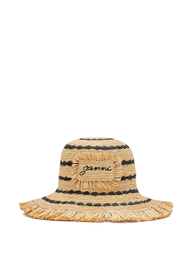 Cappello bucket a righe