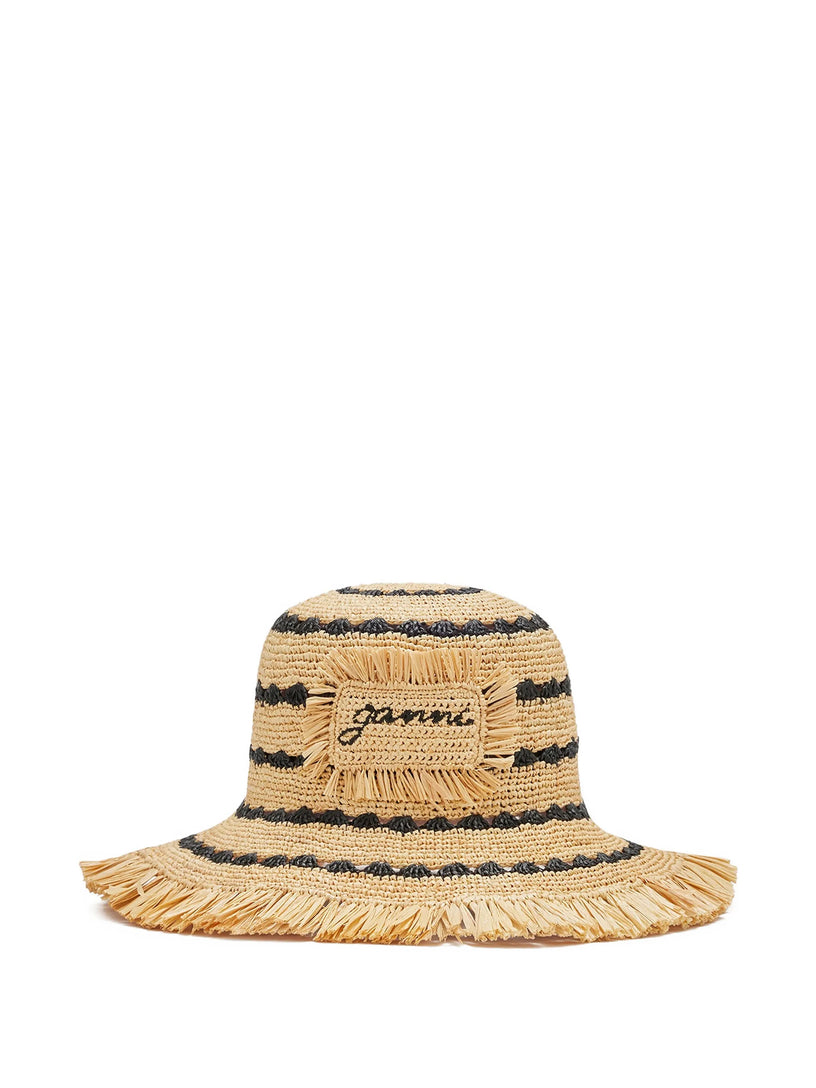 Cappello bucket a righe