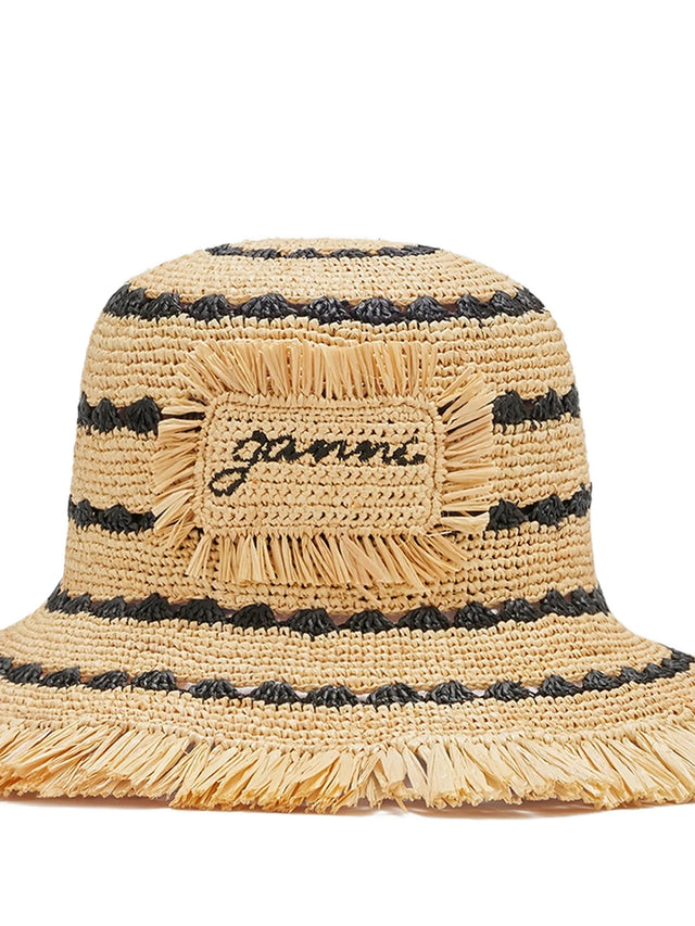 Cappello bucket a righe