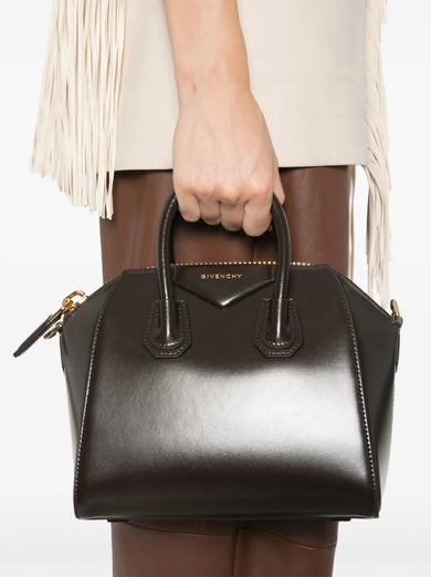 Borsa Antigona mini in pelle Box