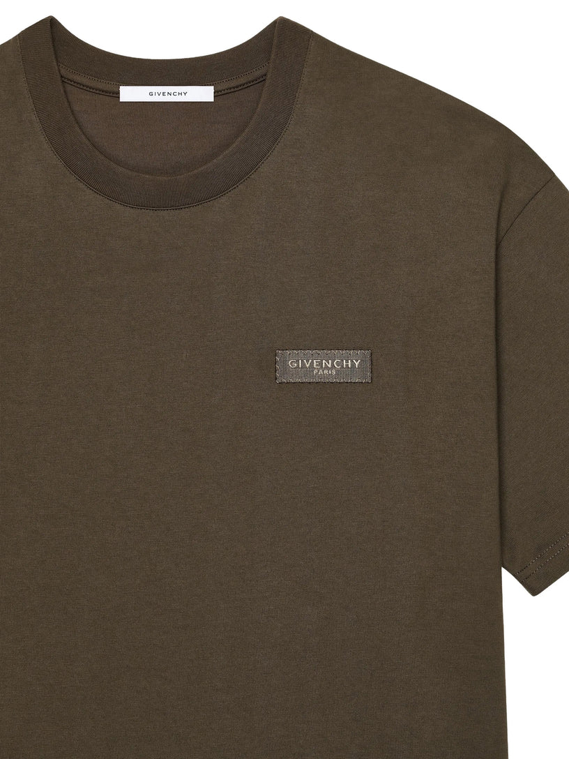 T-shirt con gros-grain Givenchy Paris