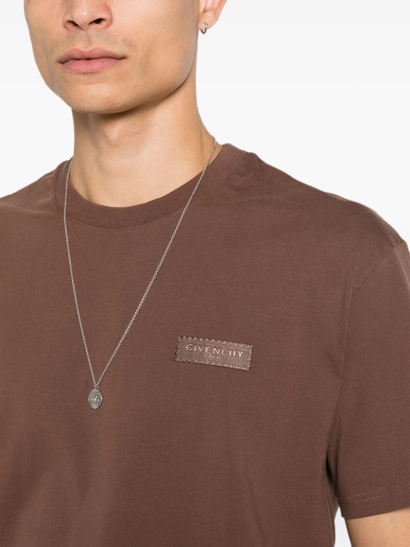 T-shirt con gros-grain Givenchy Paris