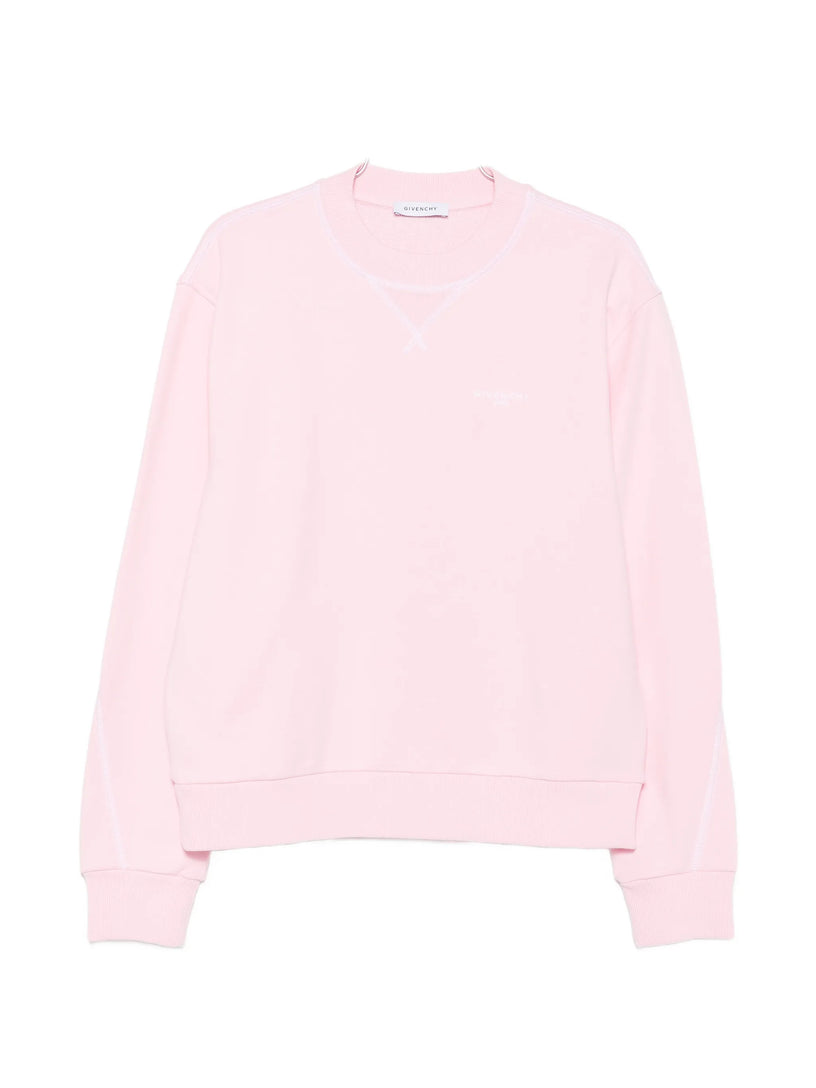 Felpa Couture Seam in tessuto garzato con GIVENCHY Paris