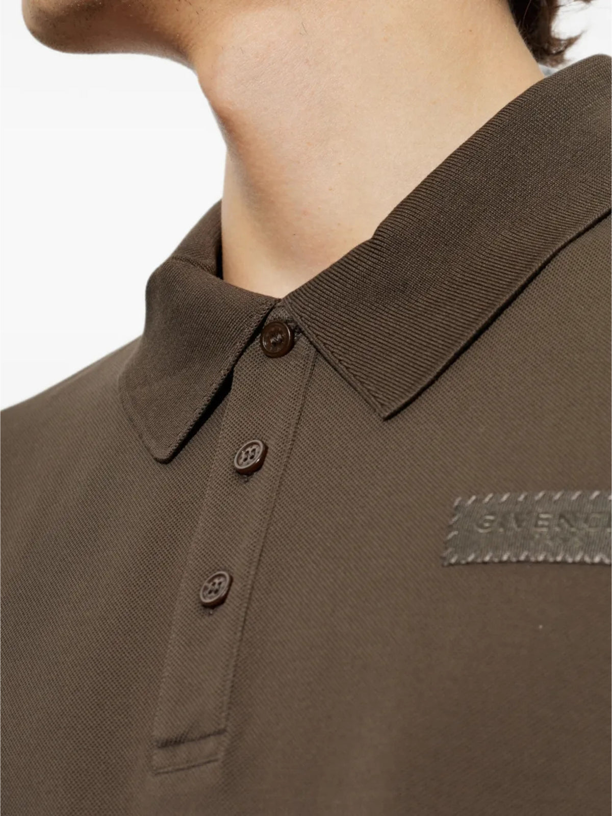 Polo con gros-grain Givenchy Paris