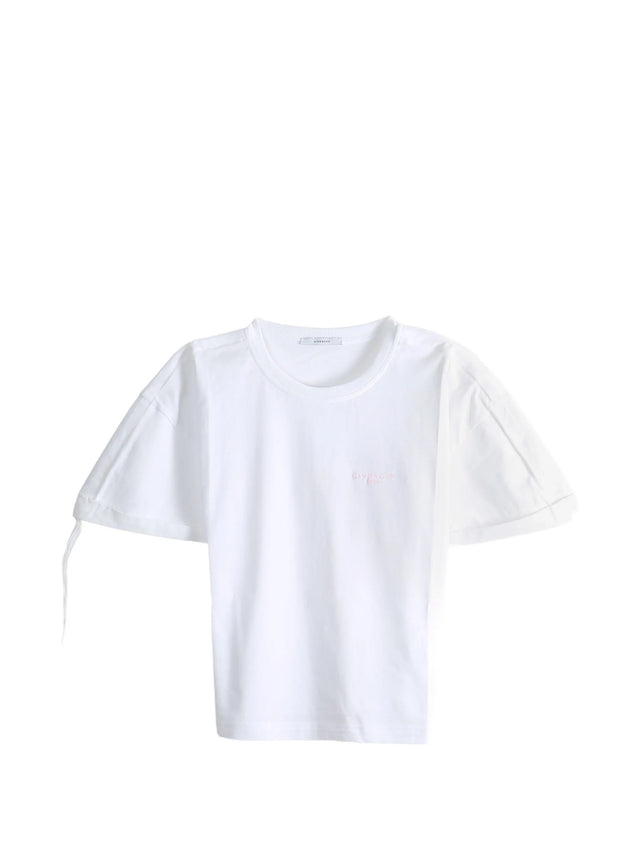 T-shirt in cotone con fiocchi