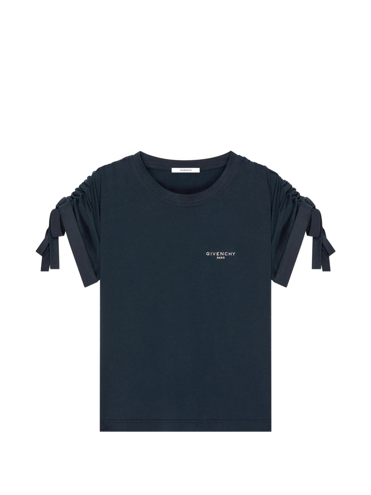 T-shirt in cotone con fiocchi