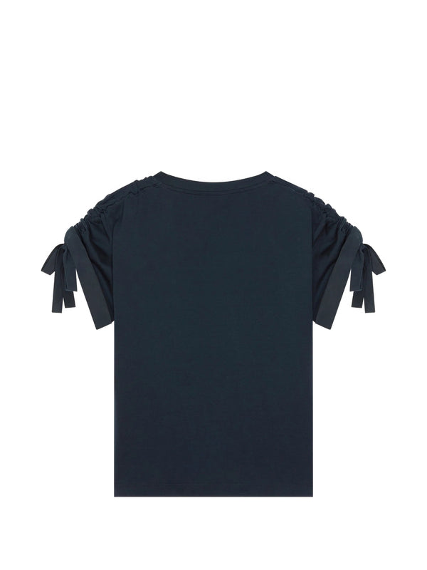 T-shirt in cotton with bows