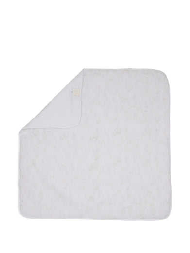Coperta a fiori con ricamo