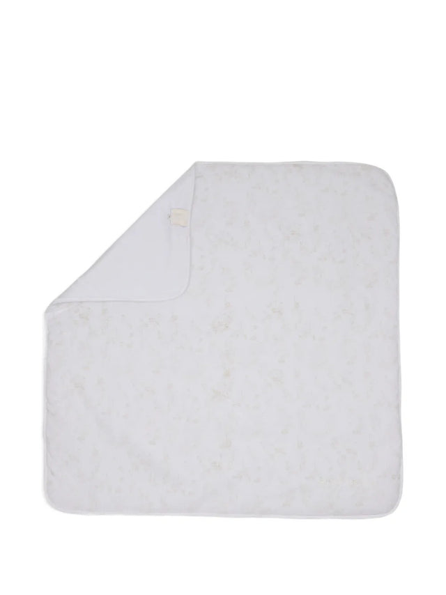 Coperta a fiori con ricamo