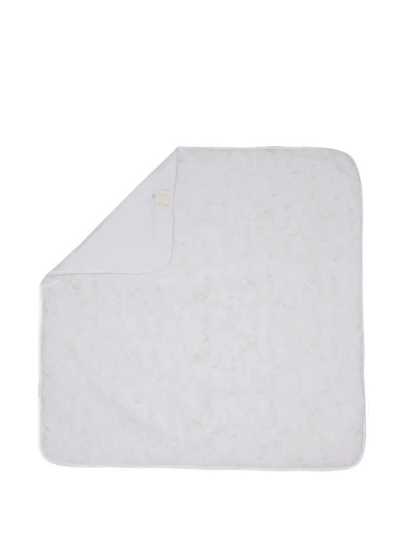 Coperta a fiori con ricamo