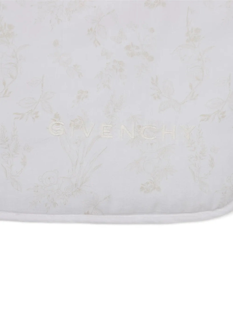 Coperta a fiori con ricamo