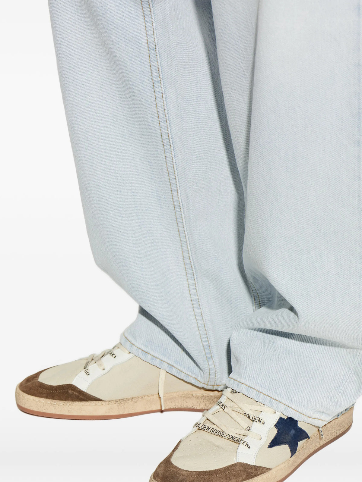 Ball star in nappa e suede