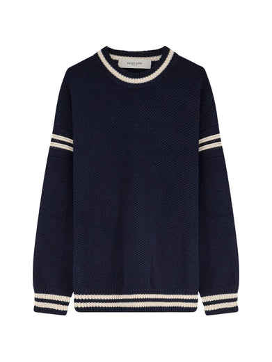 Maglione boxy con ricamo