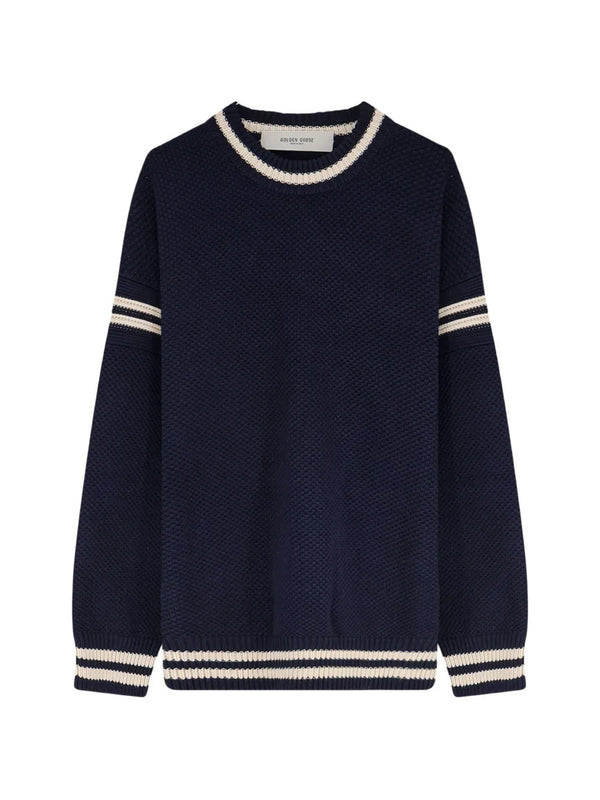 Boxy sweater with embroidery