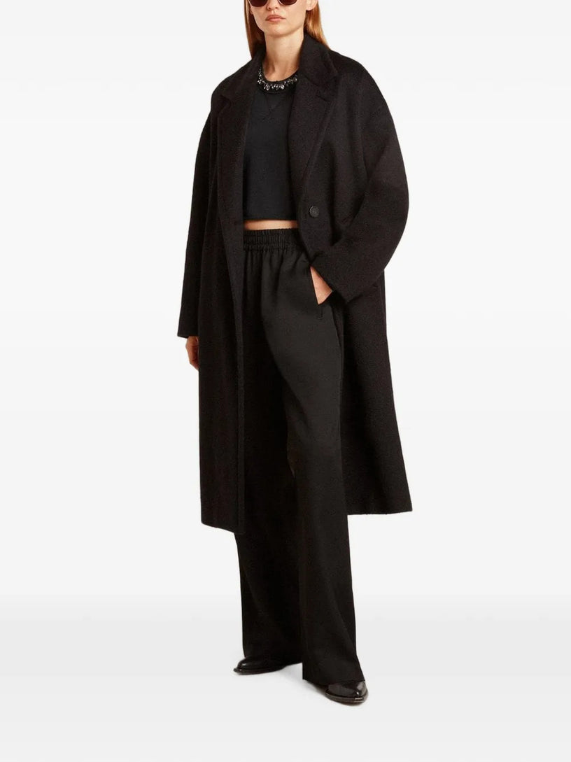 Cappotto monopetto cocoon