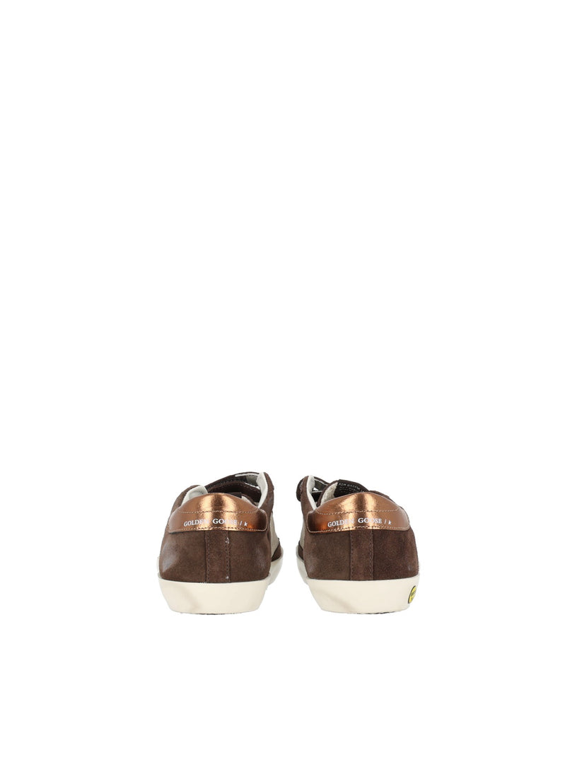Old school sneakers in suede e pelle laminata