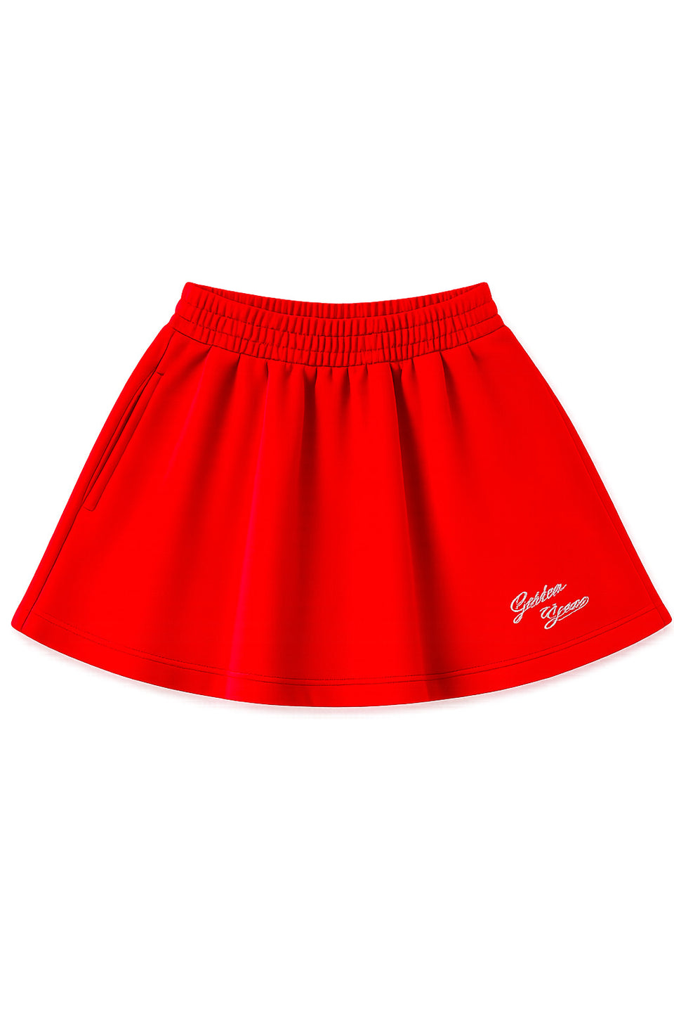 Fleece mini skirt