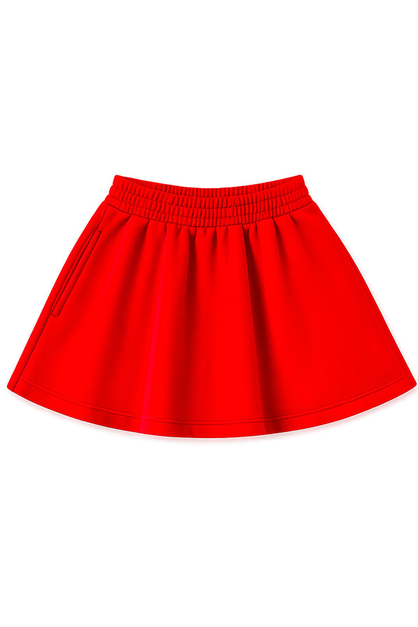 Fleece mini skirt
