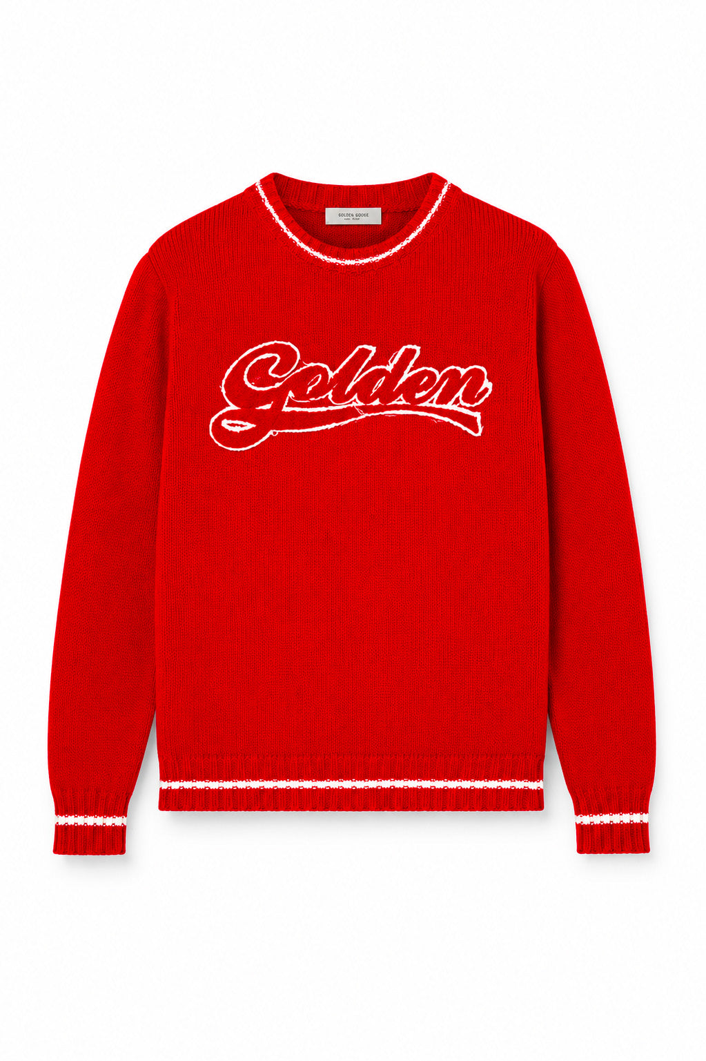 Maglione con logo ricamato