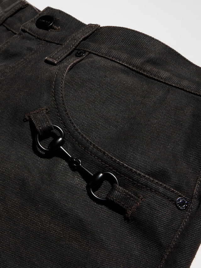 Denim pants with Horsebit