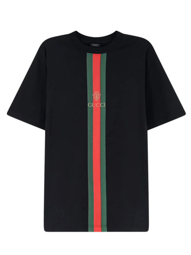 T-shirt in jersey di cotone con stampa