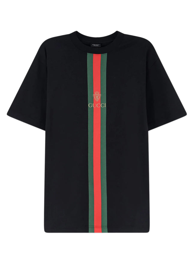 T-shirt in jersey di cotone con stampa