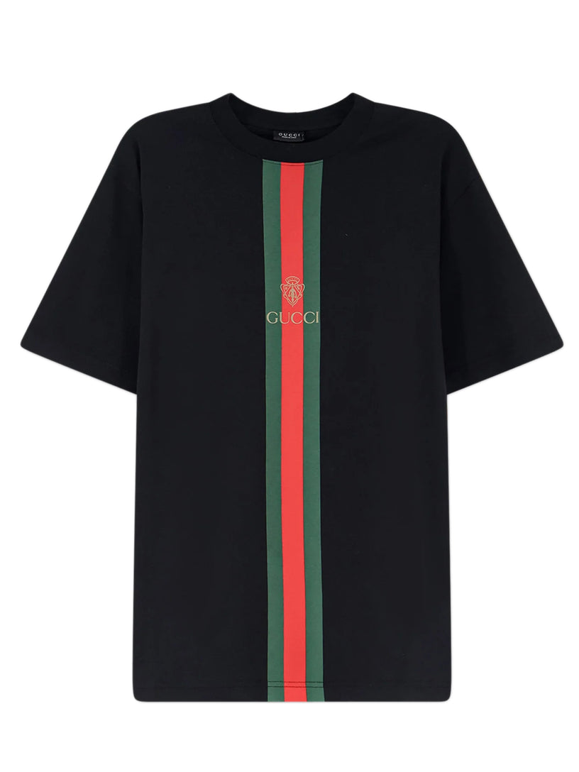 T-shirt in jersey di cotone con stampa